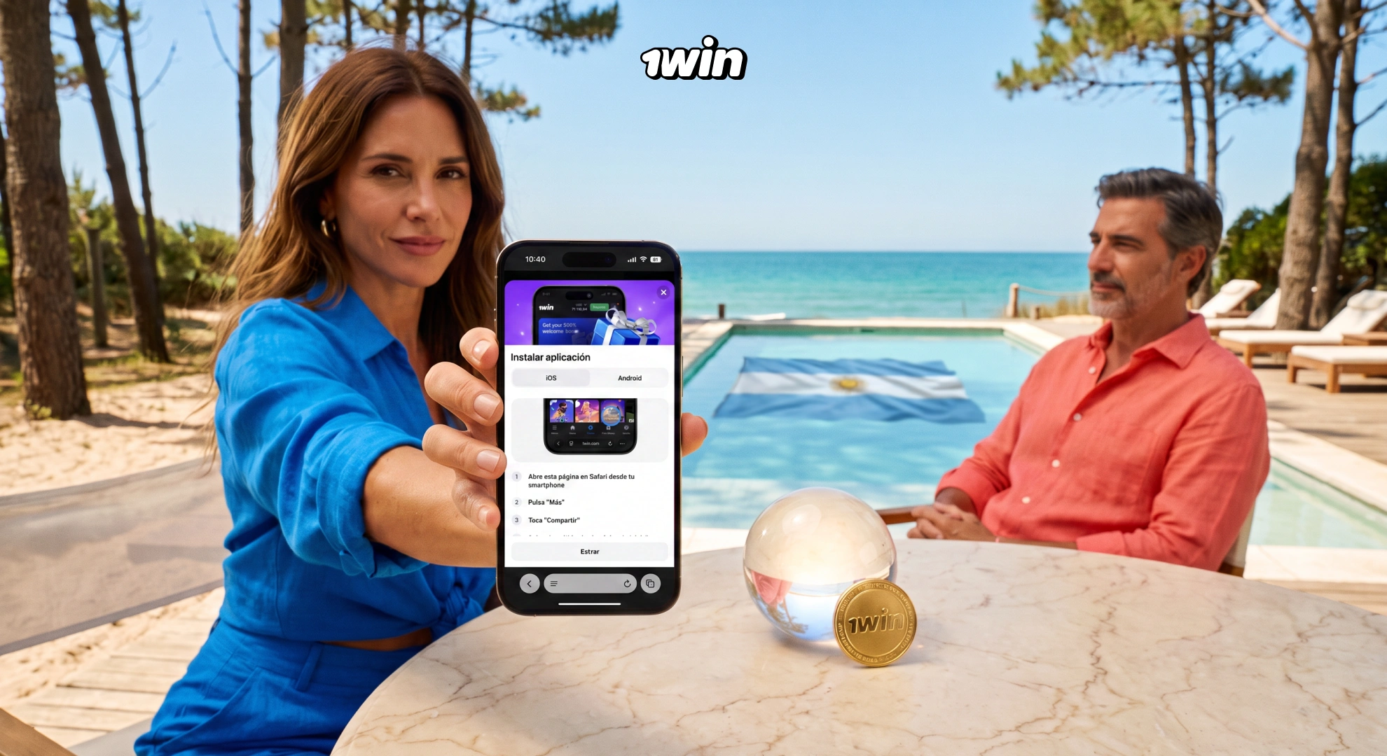 Bono por instalar la app de 1win Argentina